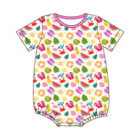 Baby Rompertje met Aangepaste Print, Zomer Babykleding met Drukknopen, Hoge Kwaliteit, Schattig Baby Rompertje, Babykleding