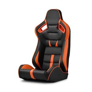 Sedili da Corsa Universali in Pelle PU Reclinabili Neri con LOGO Personalizzato a Prezzo Conveniente - Product Image 2