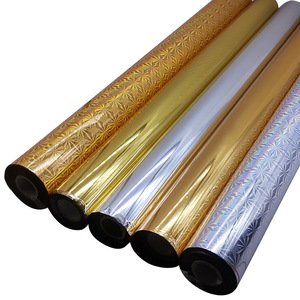 ม้วนฟอยล์ทองคำ กระดาษปั๊มร้อน ทนทาน สำหรับตกแต่งกรอบรูป สีเงิน สีทองอ่อน สีเรเดียม - Product Image 3