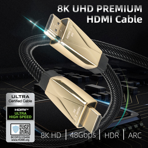 <span class=keywords><strong>Cable</strong></span> 2.1 ULTRA para 8K 48Gbps con Cubierta de PVC, Listo para Monitor, Venta al por Mayor de Fábrica - Product Image 2
