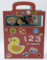 Libros de Rompecabezas Magnéticos Personalizados con Tapa Dura para Niños en Edad Preescolar, en Inglés, con Actividades de Juego