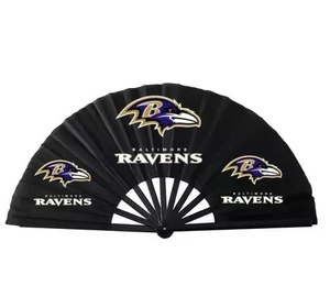 Ventilador Plegable de Bambú y PVC de 33 cm con Impresión Personalizada, Hecho a Mano, del Equipo de la NFL Philadelphia Eagles, para Mujeres y Fiestas, Venta al Por Mayor - Product Image 1