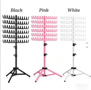 Soporte Plegable y Ajustable para Trenzar Cabello, Fabricado con Precisión en China, para Almacenamiento de Extensiones de Cabello, Precio de Fábrica - Product Image 1