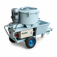 S6 Vente directe d'usine, petite machine à projeter du ciment et du mortier portable, machine à projeter du mortier électrique