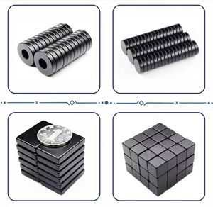 Ngành Công Nghiệp Vật Liệu Từ Tính Nam Châm Đất Hiếm Neodium Chống Thấm Nước Chống Ăn Mòn Lớp Phủ Màu Đen N52 Epoxy Nam Châm Neodymium - Product Image 5