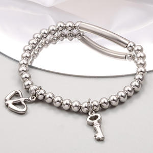 Demandez le catalogue <span class=keywords><strong>U</strong></span> <span class=keywords><strong>N</strong></span> Beads Bracelets <span class=keywords><strong>O</strong></span> Fashion <span class=keywords><strong>De</strong></span> <span class=keywords><strong>50</strong></span> Heart Lock Key Dragonfly Shape Stainless Steel Jewelry Factory Price - Product Image 5