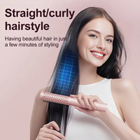Sisir Pelurus Rambut 2-in-1 38W yang Dapat Disesuaikan untuk Salon dan Penggunaan di Rumah dengan Layar Temperatur
