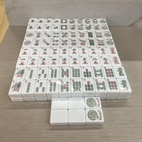 Jeu de Mahjong pour Soirée en Famille, Cadeau de Vacances, Tuiles de Mahjong pour Adultes et Débutants, Ensemble de Mahjong Américain 166 Tuiles en Acrylique Double Couche