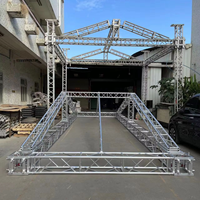 Sistema de Truss de Techo de Aleación de Aluminio, Truss de Techo de Aluminio con Perno para Escenario y Truss para Iluminación de Escenario para Conciertos y Escenarios Móviles de Concierto