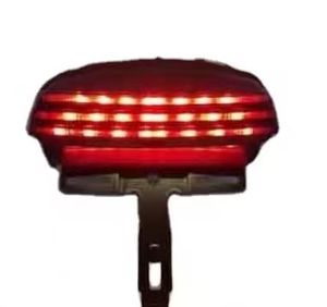 Accesorios universales para motocicleta, luz trasera LED, lámpara de señal de giro apta para Davidson CVO Dyna <span class=keywords><strong>Fat</strong></span> <span class=keywords><strong>Bob</strong></span> 2008-2013 - Product Image 3