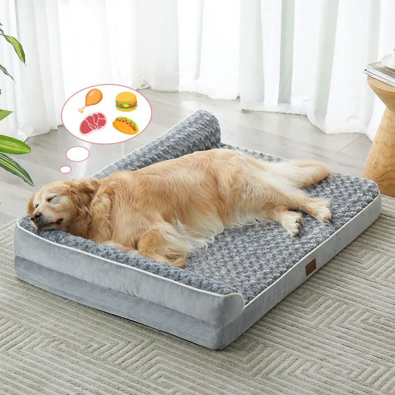 Sıcak satış pet yatak rahat ve ayrılabilir büyük pet yatak