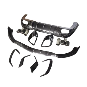 Kit de carrosserie en fibre de carbone Style B pour <span class=keywords><strong>Mercedes</strong></span> Benz <span class=keywords><strong>AMG</strong></span> GT50 GT53 GT63 Diffuseur de pare-chocs avant en carbone - Product Image 2