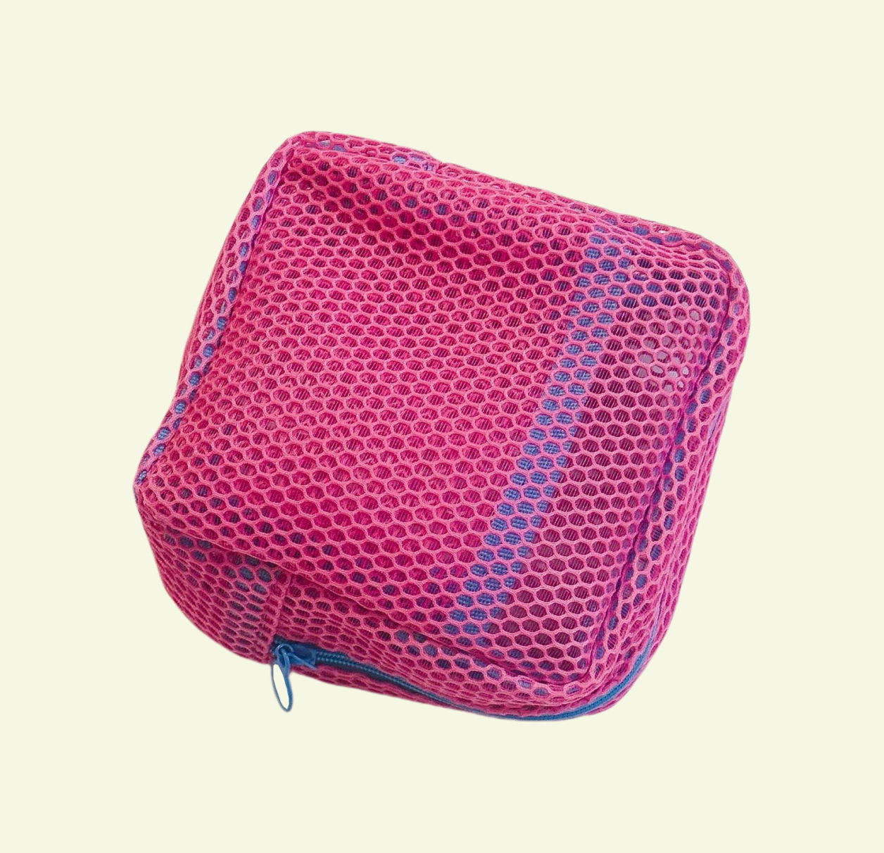 Bolso de malla rojo rosado [color dopamina]