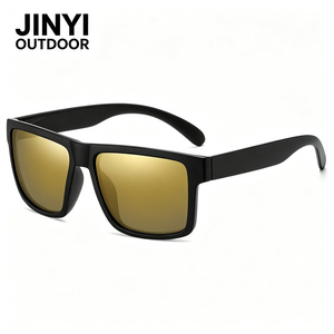 Lunettes de soleil polarisées carrées de sport personnalisées avec logo, protection UV400 pour la pêche en plein air et la plage - Product Image 2