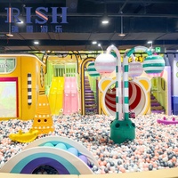 Design enfants intérieur Trampoline parc aire de jeux intérieur extérieur Trampoline équipement piscine à balles Ninja toboggan
