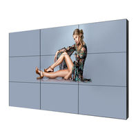 Pantalla de Video LCD de 46 Pulgadas para Montaje en Pared Interior, Pantalla Publicitaria con Gráficos Animados, Resolución 1920x1080, para Tiendas Minoristas y Ascensores