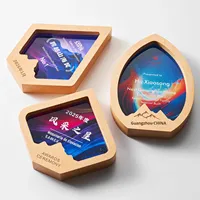 Trophée en cristal 2025, personnalisé, en bois massif, créatif, récompense annuelle pour les employés exceptionnels, récompense commémorative pour l'équipe, médaille triangulaire