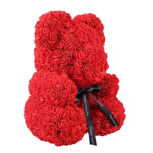 Oso de Rosas de 15 cm, Regalo DIY para el Día de San Valentín, Oso de Peluche Rojo, Decoración Artificial, Regalos de Navidad para Mujeres, Regalo de San Valentín - Product Image 2