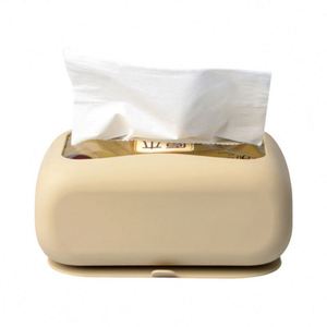Fashionable Open-Closure Silicone <b>Tissue</b> Box Holder Cosmetic Bags Cases for Home Office Bathroom Car Candy Pattern Napkin <b>Paper</b> - Product Image 5