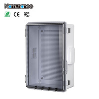 Caja de Conexiones Eléctricas Ecológica de ABS, Caja de Batería Impermeable IP65 y Caja de Distribución con Estructura de Ventilación