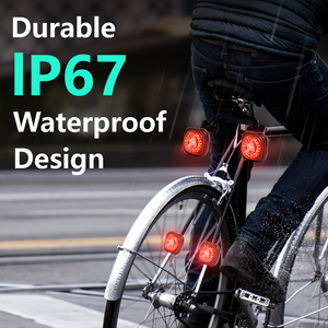 Nuovo tutto in uno luce <span class=keywords><strong>bici</strong></span> <span class=keywords><strong>con</strong></span> luce di stop e indicatori di direzione 4 in 1 ricarica Wireless Led posteriore bicicletta Set anteriore e posteriore - Product Image 5