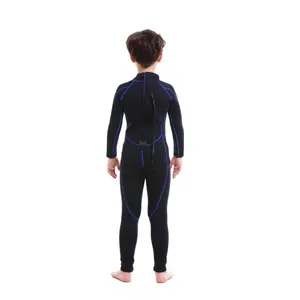 Çocuk neopren bot dalgıç kıyafeti çocuklar için çocuk erkek uzun kollu mayo Toddler Trajes De sörf Para Chicas Wetsuit