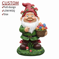 Statues de Nains Champignons Personnalisées en Résine, Figurines Décoratives d'Extérieur pour Jardin, Ornements de Pelouse Résistants aux Intempéries pour la Décoration de Jardin