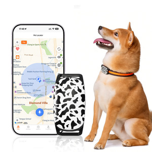 ปลอกคอสัตว์เลี้ยงติดตามตำแหน่ง GPS แบบสมาร์ท 4G IP67 กันน้ำ ติดตามแบบเรียลไทม์สำหรับสุนัข - Product Image 1