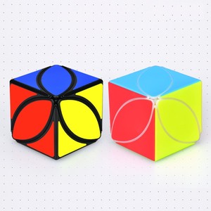 <span class=keywords><strong>Cubo</strong></span> Mágico 2345 de Venta Caliente, <span class=keywords><strong>Cubo</strong></span> Mágico de Cinco Lados con Pegatinas Negras, Pirámide de Hoja de Arce, Giro Oblicuo, Forma Retorcida SQ - Product Image 2