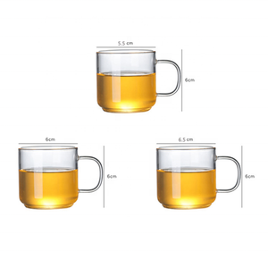 Vasos creativos taza de agua de vidrio taza de cristal transparente de alto borosilicato - Product Image 2