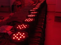 54 pièces RGBW Led étanche Par scène DJ effet Par64 lumière
