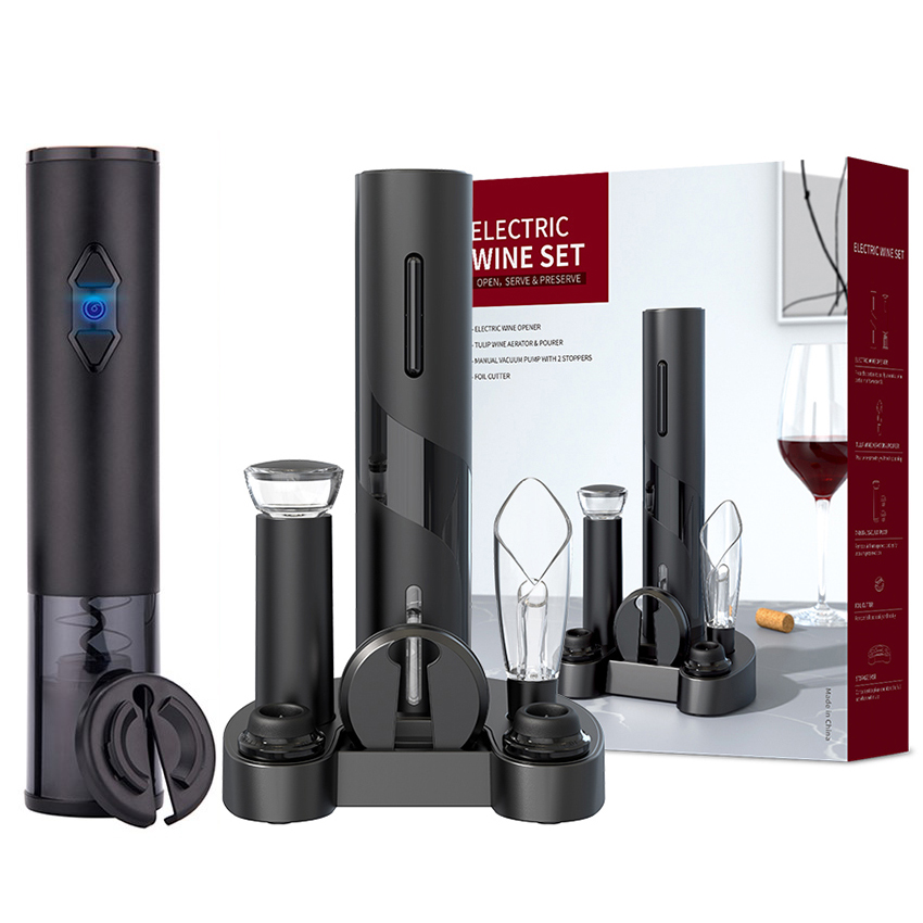 Best Selling Products Red Wine Gifts Battery Operated Automatic Cordless Electric Wine Bottle Opener