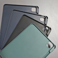 Étui pour tablette en bois naturel antichoc, service de gravure personnalisable, bordure en TPU, étui de protection pour iPad Air 13 Air 12