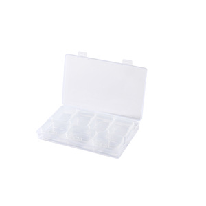 Transparent Pp Storage Box With 7 Detachable Compartments Jewelry Organizer For Diy Handmade Accessories - Product Image 3