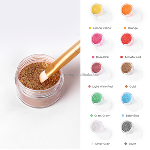 10 colores colorante de alimentos brillo en polvo Lo Mas Vendido polvo de brillo metálico no E171 polvo de brillo comestible fino para pasteles y bebidas - Product Image 3