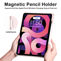 Étui antichoc pour iPad Air 7 13 pouces 2025 Air 6, Housse de protection intégrale avec support pour stylet et protection d'écran intégrée