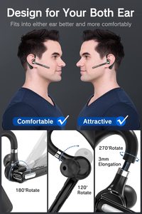Écouteur <span class=keywords><strong>Bluetooth</strong></span> G6 pour bureau, avec micro à réduction de bruit Aptx, compatible <span class=keywords><strong>iPhone</strong></span> et Android, pour chauffeurs de camion et de bus - Product Image 5