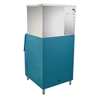 Machine à glaçons commerciale automatique en acier inoxydable pour restaurants, bars et salons de thé