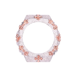 Boîtier de montre <span class=keywords><strong>GA2100</strong></span> Hip Hop G-Shock de luxe, testé au diamant, avec lunette et boîtier sertis de moissanite VVS, bijoux de luxe - Product Image 2