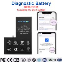 Batterie de diagnostic haute capacité 100 % optimale pour 12-15 Pro Max - En stock - Garantie de 18 mois