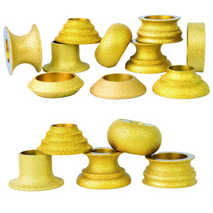 ล้อเจียร<span class=keywords><strong>เพชร</strong></span>แบบบัดกรีชนิดต่างๆสำหรับการบำบัดแปรรูปขอบหินสามารถปรับแต่งได้ - Product Image 1