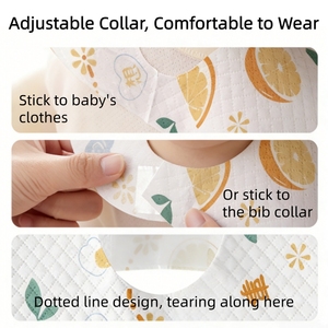 Confezione da 20 Bavaglini Usa e Getta Facili da Usare per Bambini e Neonati, Bavaglini da Viaggio Pratici per Genitori Impegnati - Product Image 3