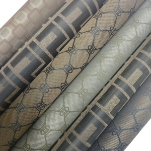 Tám nhân vật kỹ thuật số in Jacquard vải, 5-màu 100% Polyester PVC tráng hành lý - Product Image 6