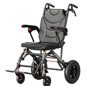 Yuqi fauteuil roulant pliant transfrontalier <span class=keywords><strong>Portable</strong></span> personnes âgées spécial léger prêt pour avion petite charrette à bras aide à la mobilité taille 1 - Product Image 1