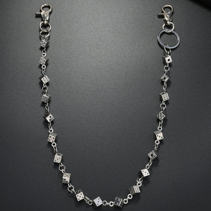 Ingrosso nuovo Cool Hip Hop Punk Goth alla moda Pocket Rock portafoglio cintura <span class=keywords><strong>pantaloni</strong></span> di jeans catena dadi catena <span class=keywords><strong>per</strong></span> le donne degli uomini (TC168) - Product Image 1