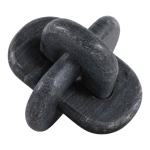 Scultura a nodo in marmo per l'arredamento del soggiorno, decorazione da tavolo per bagno, ufficio, mensola, ingresso, consolle. - Product Image 3