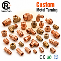 Service professionnel de fraisage de précision en laiton, composants plaqués usinés CNC, fabrication OEM, commande minimale faible, directement de l'usine
