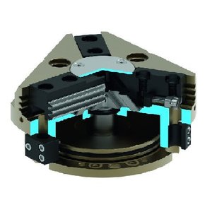 Pince centrale Schunk PZN+64-1-AS 303510 pour le traitement des barres d'acier et des matériaux en aluminium - Product Image 3