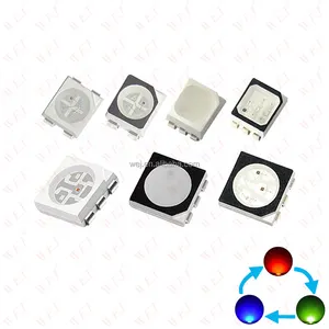 Factory Full Color 4 Pins 6 Pins White Face Black Face 3528 5050 SMD RGB LED For LED Screen RGB LED Strip