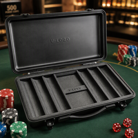 Étui personnalisé pour jetons de casino, étui pour 500 jetons de poker avec logo, fabricant OEM